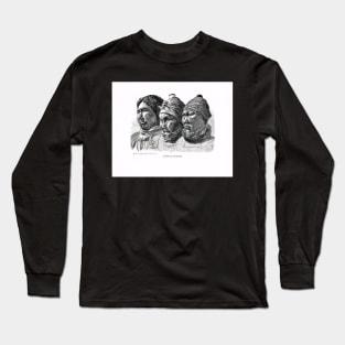 19th century Greenlanders in profile Long Sleeve T-Shirt